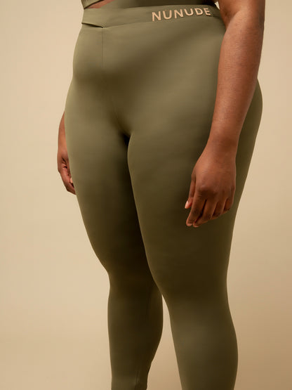 Activewear Leggings Khaki / Nude