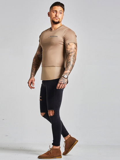 NU3 Patch Leather T Shirt